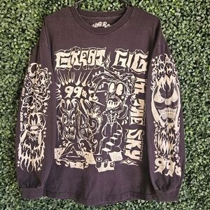 Mens XL Jump Rope Great Gig In The Sky Double Sided Graphic Long Sleeve Shirt